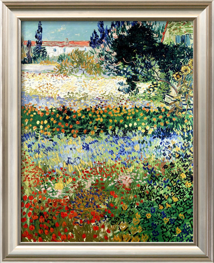 Garden in Bloom, Arles - Van Gogh Painting On Canvas